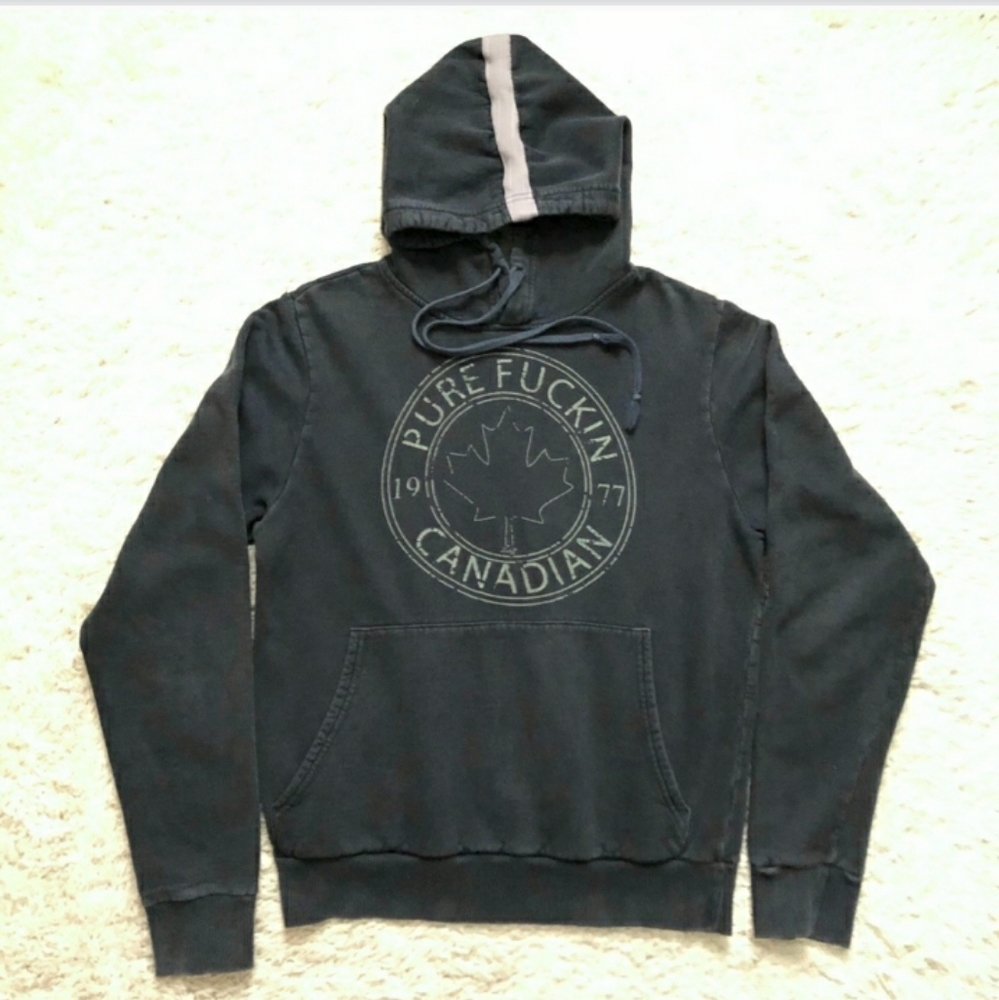 Perfect navy hoodie for proud Canadians!
